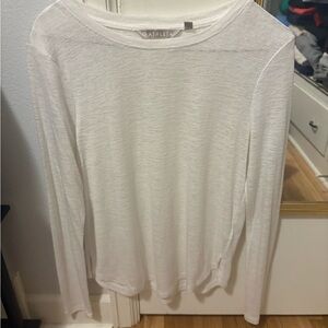 Athleta Women's Ivory Long Sleeve Tee